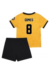 Wolves Joao Gomes #8 Jalkapallovaatteet Lasten Kotipeliasu 2025-26 Lyhythihainen (+ Lyhyet housut)